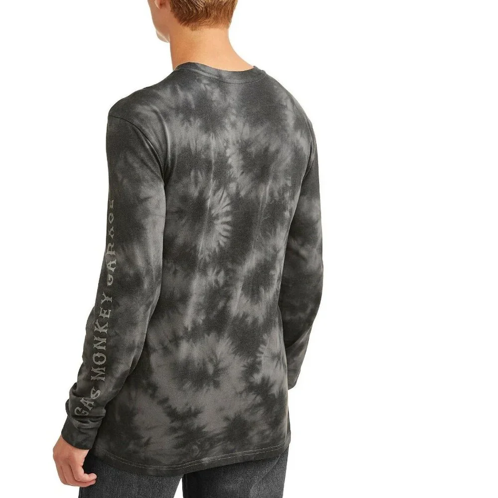Gas Monkey Garage Let ' er Rip Tater Chip Tie Dye Official T-Shirt M NWT - Picture 4 of 4